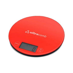 Balanza Cocina Ultracomb Bl6001 Vidrio Templado 3kg Tio Musa Rojo 5 Kg