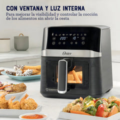 Freidora De Aire Digital Oster Ckstaf40wddf 4l Color Negro