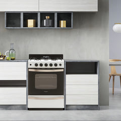 Cocina Whirlpool 56 Cm Blanca Wfb57dw Color Blanco