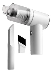 Mini Aspiradora Mano Portátil Blanca Inalámbrica Usb Recarga Blanco