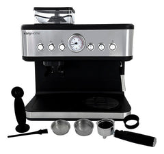 Cafetera Espresso Barista Kanji Kjh- Cfe1000sl 20 Bares Inox Acero
