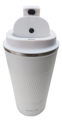 Vaso Termico Acero Inox Con Tapa Frio Calor Vivendi Blanco Lisa