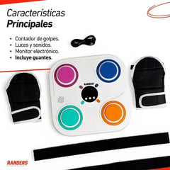 Maquina De Boxeo Inteligente Infantil Randers Arg-boxi 001