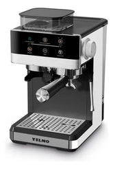 Cafetera Eléctrica Digital Semiautomática Yelmo Ce5125 20 Bares Negro Café En Granos Y Café Molido 20 Bares