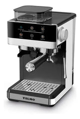 Cafetera Eléctrica Digital Semiautomática Yelmo Ce5125 20 Bares Negro Café En Granos Y Café Molido 20 Bares