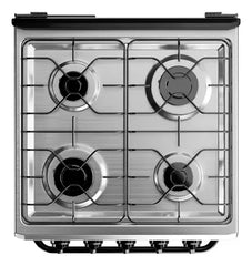 Cocina Drean 56cm Negra Horno 74l Luz Encendido Parrilla Multigas Cd5603an0 Negro