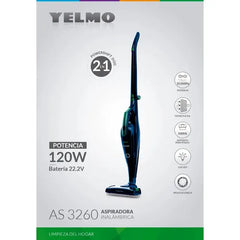 Aspiradora Inalámbrica Yelmo As3260 2 En 1 Powershift Dúo Azul