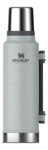 Termo Stanley 1.4 Lts Con Asas Y Tapon Cebador Gris