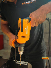 Taladro Percutor Tpl600-8 600w 13mm Variable Cable Lusqtoff Color Naranja