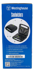 Sandwichera 2 Rebanadas Westinghouse Wh-sm700sb-02 Negro