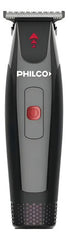 Máquina Corta Pelo Y Barba Philco Trimmer Profesional Inalámbrica Cuchilla T Cb7025pp Color Negro