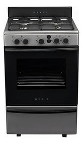 Cocina A Gas Orbis 858ap4m Plana Inoxidable De 55cm Gris/acero