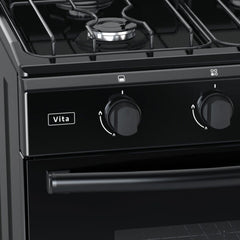 Cocina Multigas Ormay Vita Negro 4 Hornallas 91l Clase A - Negro