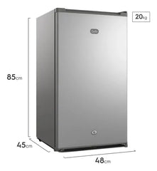 Heladera Frigobar Gafa Hgfm90p Color Plateado Con Capacidad De 90l