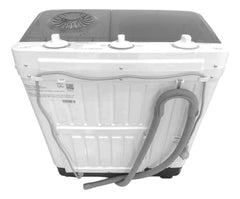 Lavarropas Semi Automático Kanji 5kg Superior Xpb55-655sp Blanco