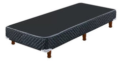 Base Sommier De 1 Plaza Cannon Doral De 190 X 80 X 21 Cm Cts Gris