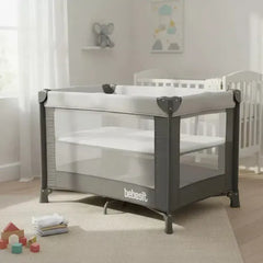 Practicuna Corralito Plegable Transportable Bebesit 2105-ab Gris Liso