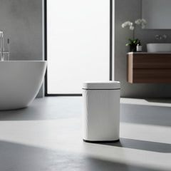 Cesto De Basura Inteligente De 15lts Con Sensor Vivendi Blanco