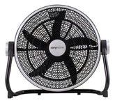 Ventilador Turbo De 20 Pulgadas Kanjihome 5 Aspas Plasticas - 50.8 Cm - Negro - Negro - Plástico - 5