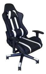 Silla Reclinable Oficina Pc Gamer Vivendi Negro Blanco