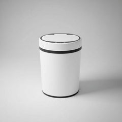 Cesto De Basura Con Sensor Inteligente Vivendi De 15lts Blanco