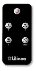 Calefactor Exterior Liliana Ccp2200 Infrarrojo Fibra Carbono Negro