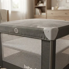 Practicuna Compacta De Colecho Doble Nivel Bebesit 2140-a Gris