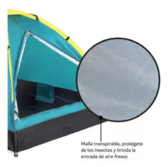 Carpa Monodome De 2 Plazas Bestway 68040 145 X 205 X 100cm