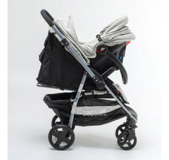 Cochecito Travel System Bebesit 1390ts-e Manillar Gris Claro Gris Claro