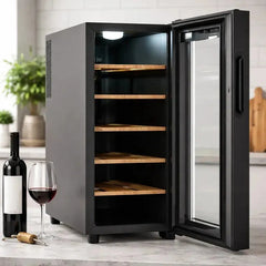 Cava De Vinos Vondom Para 12 Botellas Con Estantes De Madera