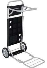Carrito Playero Aluminio Playa Porta Reposeras Sombrilla Bel Negro
