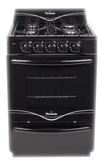 Cocina Multigas Florencia 5517f Negro De Fácil Limpieza Negro