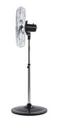 Ventilador De Pie 3 Aspas Liliana Vpc22 3 Velocidades 55.88 Cm Negro/plata Plata Metal 3
