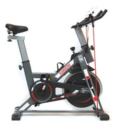 Bicicleta Fija Spinning Randers Arg-874sp-r 13 Kg Color Gris