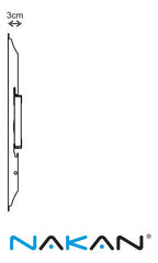 Soporte Tv Nakan Fijo De 32'' A 60'' Color Negro