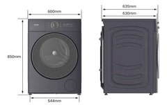 Lavasecarropas Inverter Whirlpool Wnc11as Dark Purple Violeta Oscuro