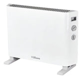 Calefactor Electrico Liliana Cfm20 Silverwhite Termostato Color Blanco