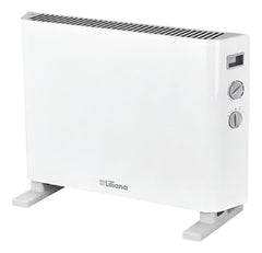 Calefactor Electrico Liliana Cfm20 Silverwhite Termostato Color Blanco