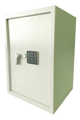 Caja Fuerte De Seguridad Digital Vivendi Blanca 50x35x31 Cm Color Blanco