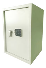 Caja Fuerte De Seguridad Digital Vivendi Blanca 50x35x31 Cm Color Blanco