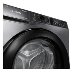 Lavarropas Drean Lfdr0914isg Carga Frontal 9 Kg Gris