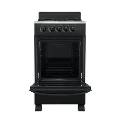 Cocina A Gas Sansei Essential 50 Cm Negra Multigas Negro