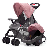 Cochecito Travel System Con Huevito Bebesit 1337ts-o Rosa Oscuro Negro