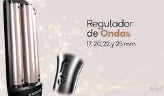 Rizador Ga.ma Keration X-waves Micro Glitt Tech Temp:220c Cs Negro