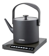 Pava Eléctrica Atma Digital 0.5 Litros Con Corte Automático Acero Inoxidable Negro