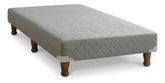 Base Sommier Plaza 1/2 Cannon Gris Sab De 190x90x21 Cm Gris