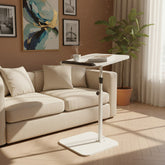 Mesa Auxiliar Arrime Bandeja Notebook 2 Alturas Vivendi Blanco