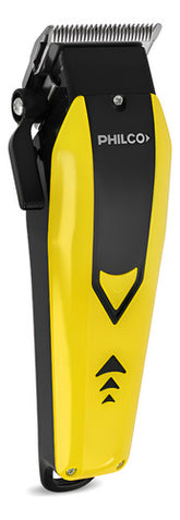 Corta Pelo Inalámbrica Clipper Turbo Philco Hc9906pp 2vel Cs Amarillo Y Negro