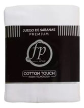 Juego Sabanas Twin Fp Home Premium 300 Hilos Blancas Blanco Liso