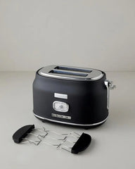 Tostadora Westinghouse Retro Tm800-03 Negra Color Negro